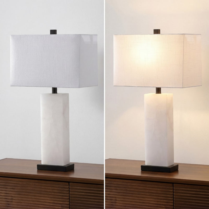 Tiggie 27" Alabaster LED Table Lamp