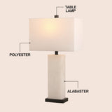 Tiggie 27" Alabaster LED Table Lamp