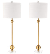 Hollis 34" Metal LED Table Lamp Set 2