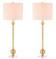 Brass with Crystal Base (Set of 2)