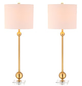 Hollis 34" Metal LED Table Lamp Set 2