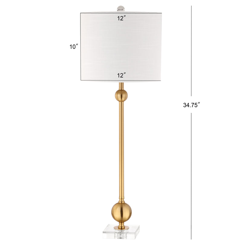 Hollis 34" Metal LED Table Lamp Set 2