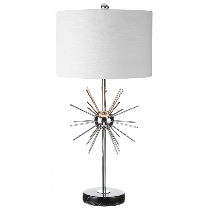 Aria 31.5" Metal/Marble LED Table Lamp - JONATHAN Y