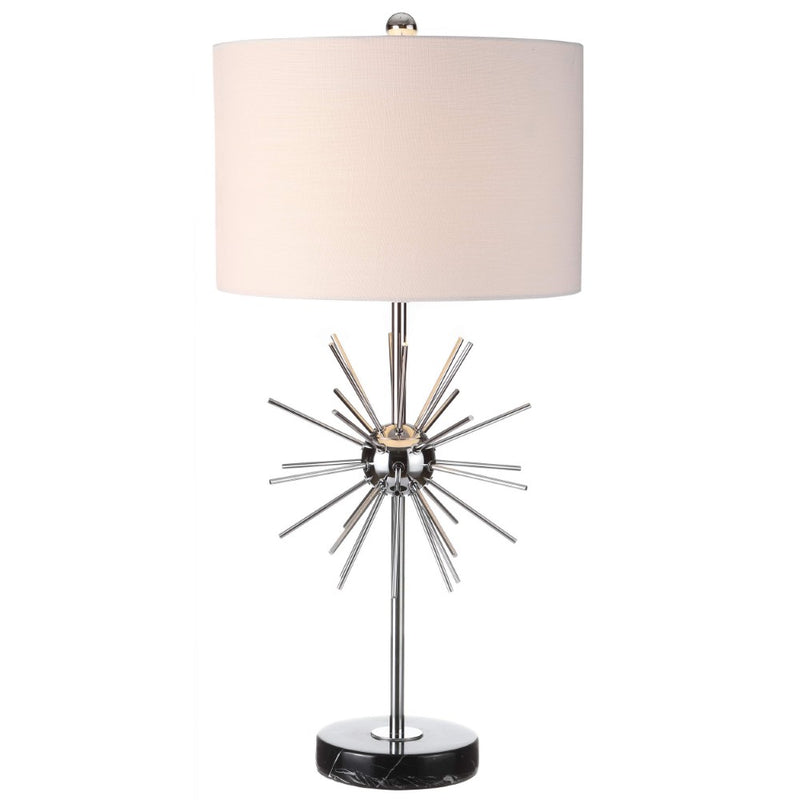 Aria 31.5" Metal/Marble LED Table Lamp - JONATHAN Y
