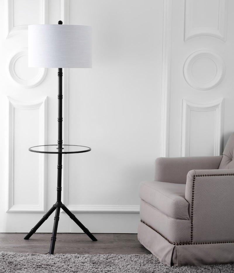 Hall 62" Metal LED End Table Floor Lamp - JONATHAN Y