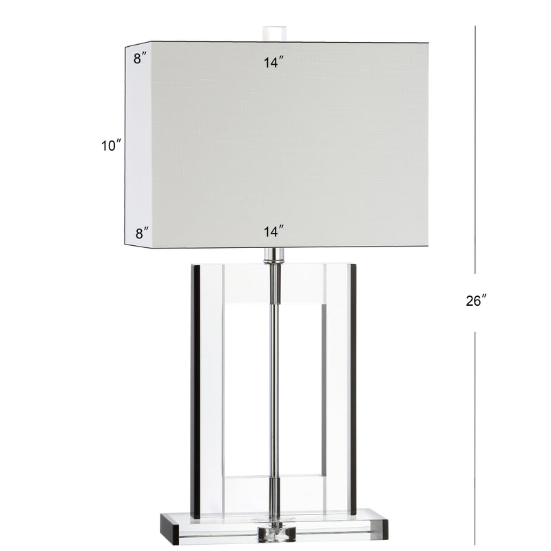 Parish 26" Crystal LED Table Lamp - JONATHAN Y