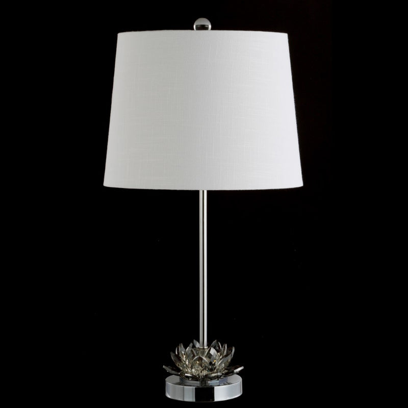 Amelia Lotus 25" Crystal LED Table Lamp - JONATHAN Y