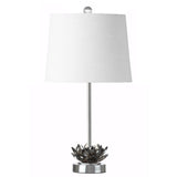 Amelia Lotus 25" Crystal LED Table Lamp - JONATHAN Y