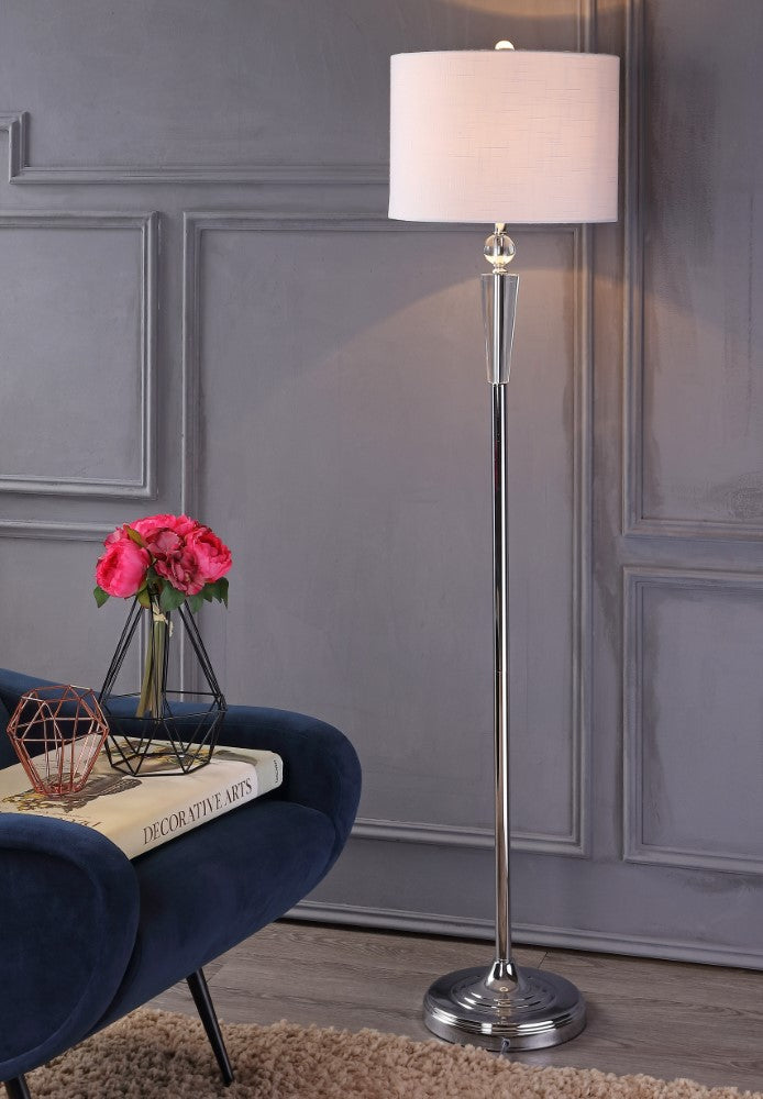 Reese 59.5" Crystal LED Floor Lamp - JONATHAN Y