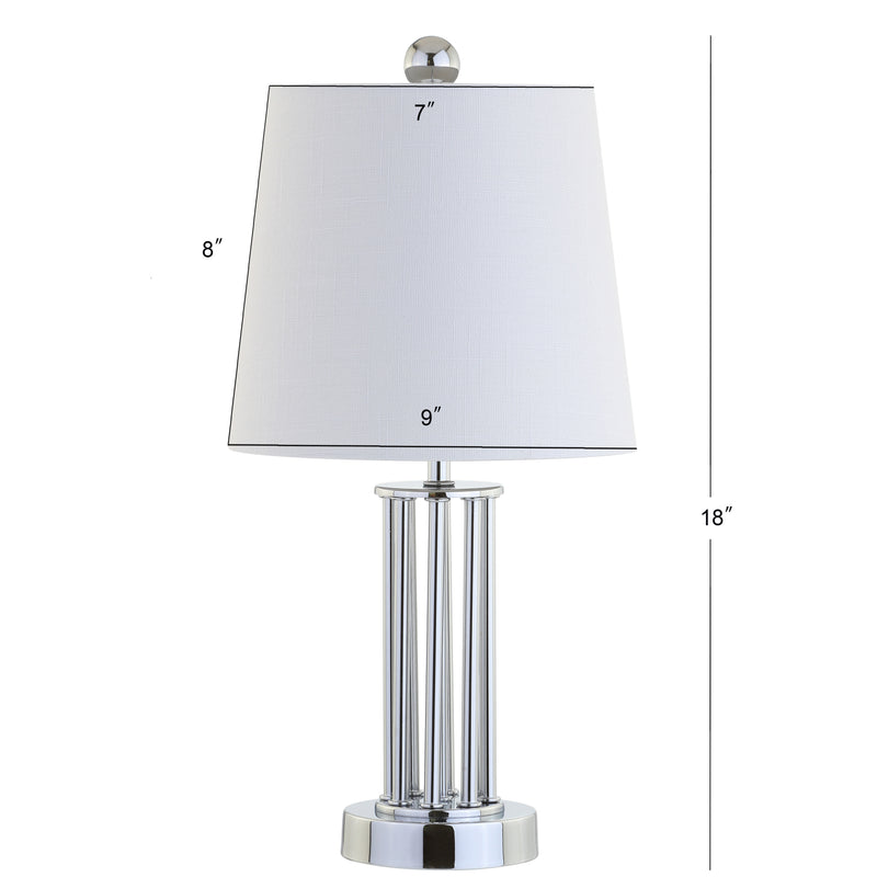Lillian 18" Metal Mini LED Table Lamp - JONATHAN Y