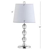 Hudson 20" Crystal Mini LED Table Lamp - JONATHAN Y