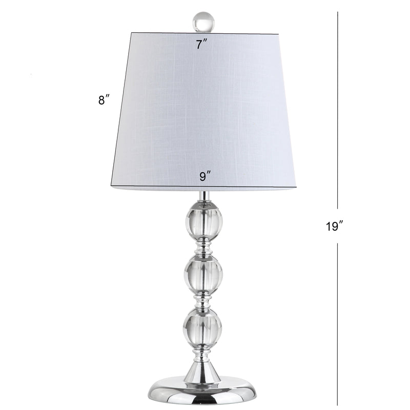 Hudson 20" Crystal Mini LED Table Lamp - JONATHAN Y