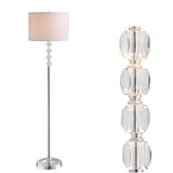 Aubrey 59.5" Crystal / Metal LED Floor Lamp