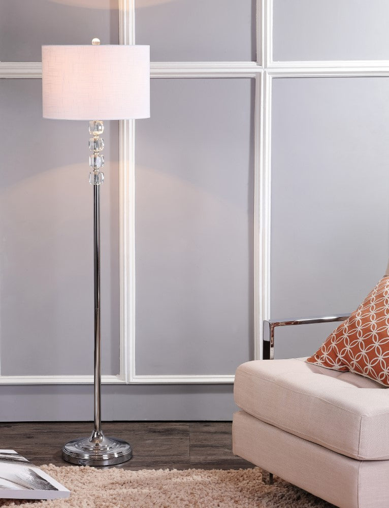 Aubrey 59.5" Crystal / Metal LED Floor Lamp