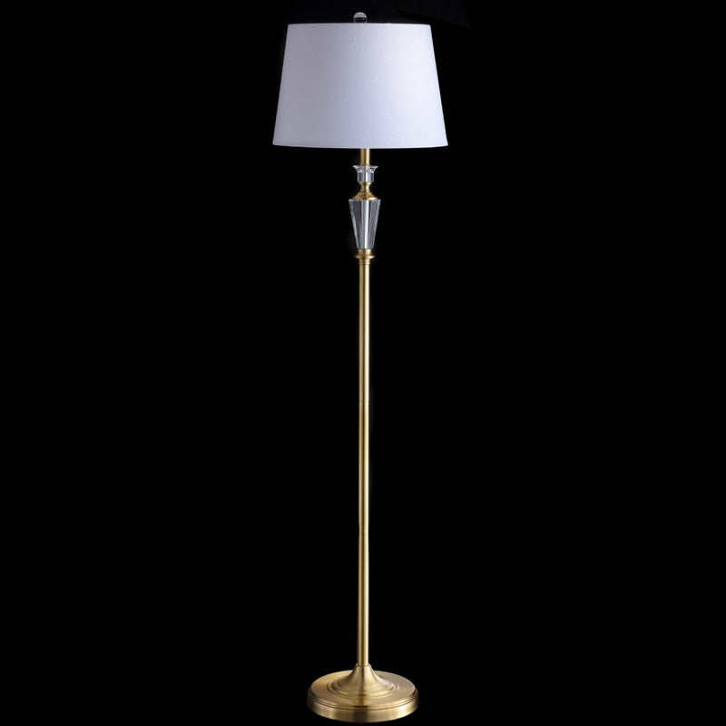 Harper 61" Crystal / Metal LED Floor Lamp - JONATHAN Y