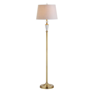 Harper 61" Crystal / Metal LED Floor Lamp - JONATHAN Y