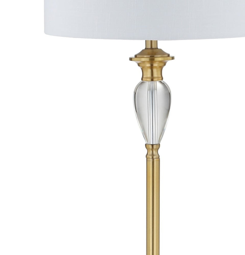 Evelyn 60" Crystal / Metal LED Floor Lamp