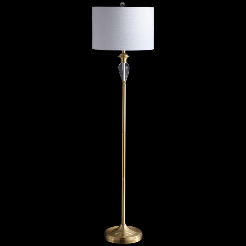 Evelyn 60" Crystal / Metal LED Floor Lamp