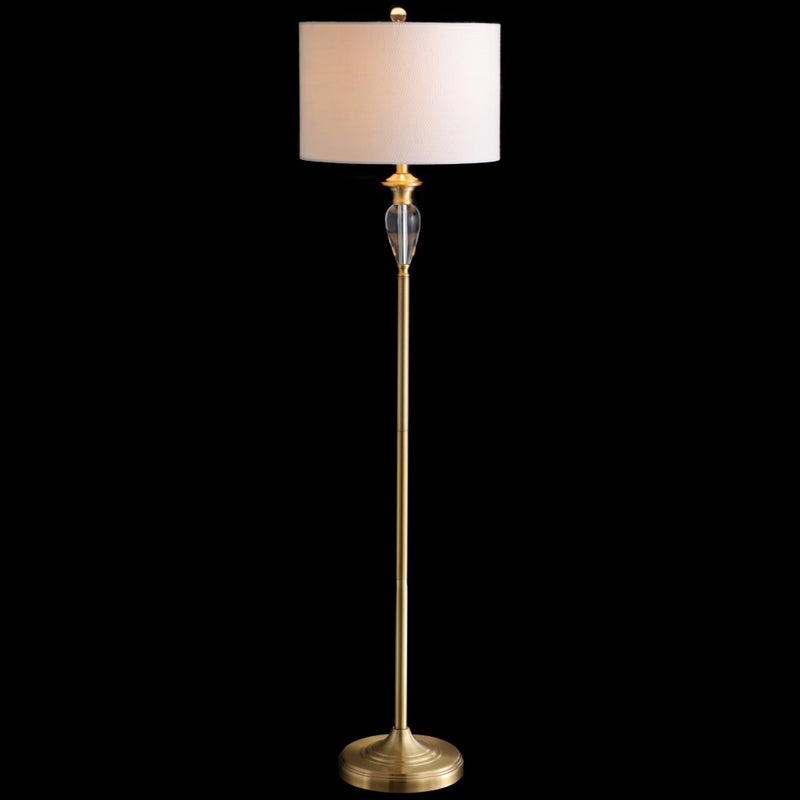 Evelyn 60" Crystal / Metal LED Floor Lamp