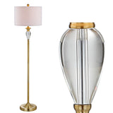 Evelyn 60" Crystal / Metal LED Floor Lamp