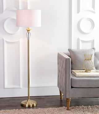 Evelyn 60" Crystal / Metal LED Floor Lamp
