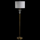 Adalyn 61" Crystal / Metal LED Floor Lamp - JONATHAN Y