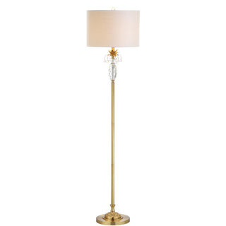 Adalyn 61" Crystal / Metal LED Floor Lamp - JONATHAN Y