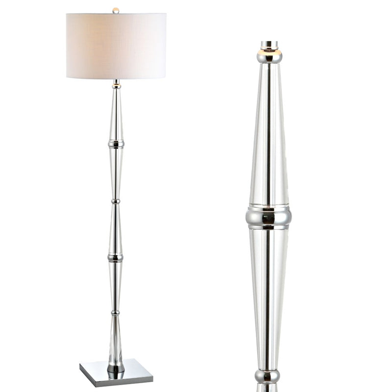 Francine 60" Crystal LED Floor Lamp - JONATHAN Y