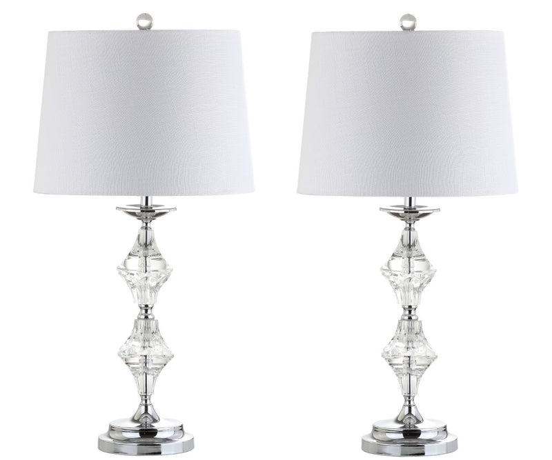 Madison 27.5" Crystal LED Table Lamp - JONATHAN Y