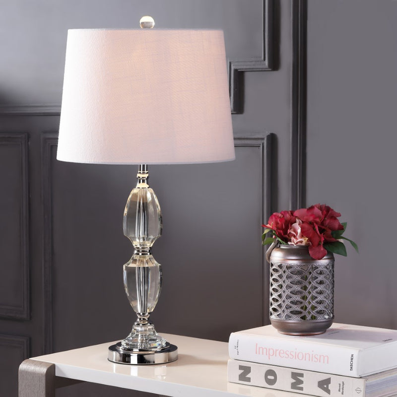 Graham 27" Crystal LED Table Lamp - JONATHAN Y