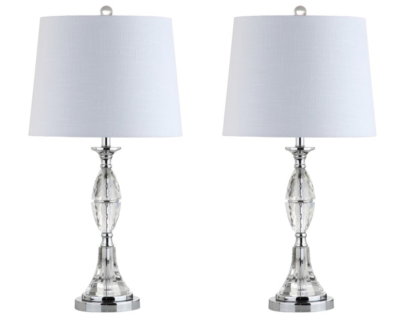 Reid 25.5" Crystal LED Table Lamp - JONATHAN Y