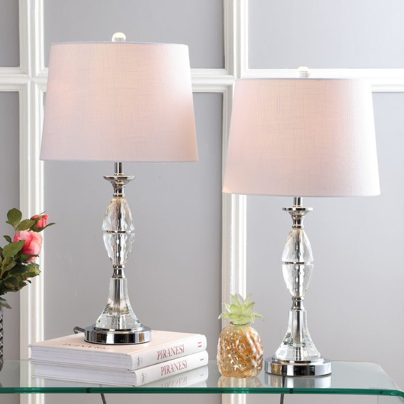 Reid 25.5" Crystal LED Table Lamp - JONATHAN Y