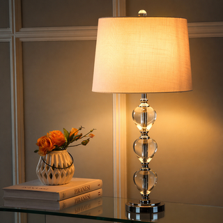 Cole 27" Crystal LED Table Lamp