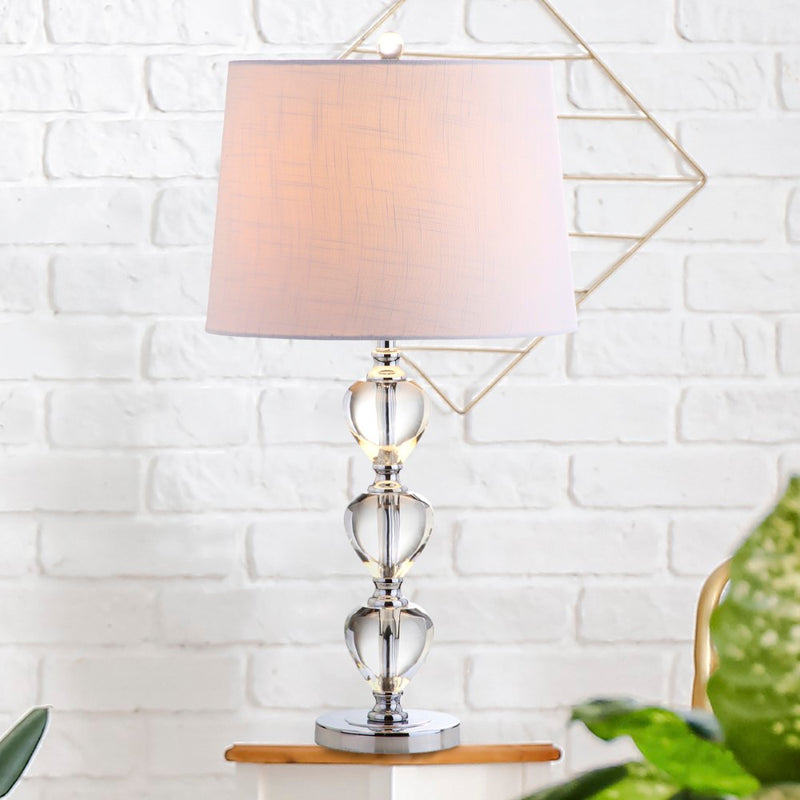 Cole 27" Crystal LED Table Lamp - JONATHAN Y