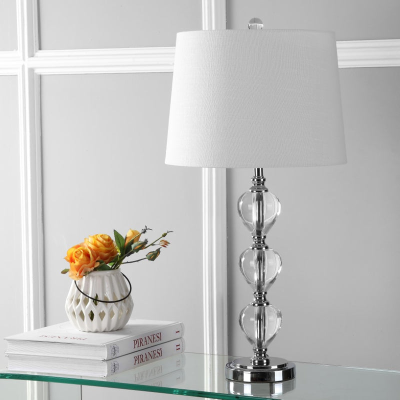 Cole 27" Crystal LED Table Lamp - JONATHAN Y