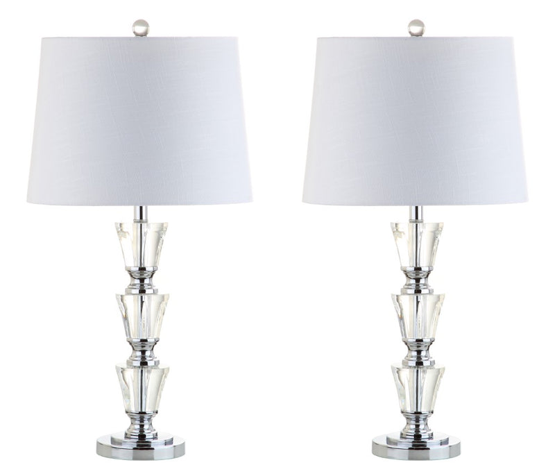 Layla 27" Crystal LED Table Lamp - JONATHAN Y