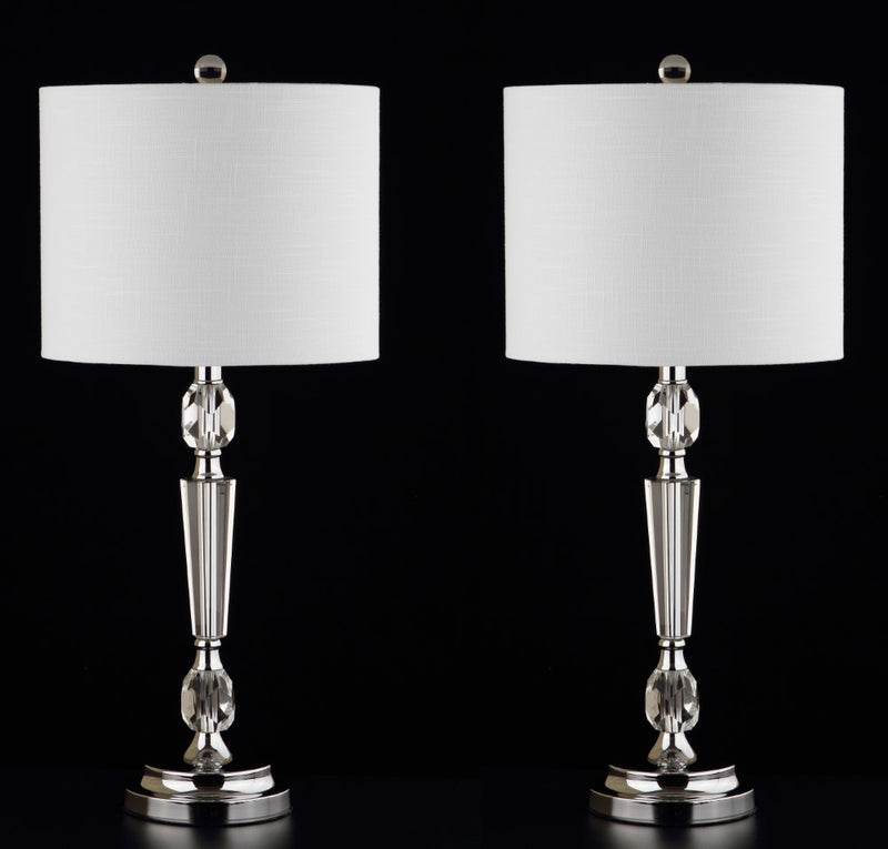 Victoria 27" Crystal LED Table Lamp - JONATHAN Y