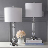 Victoria 27" Crystal LED Table Lamp - JONATHAN Y