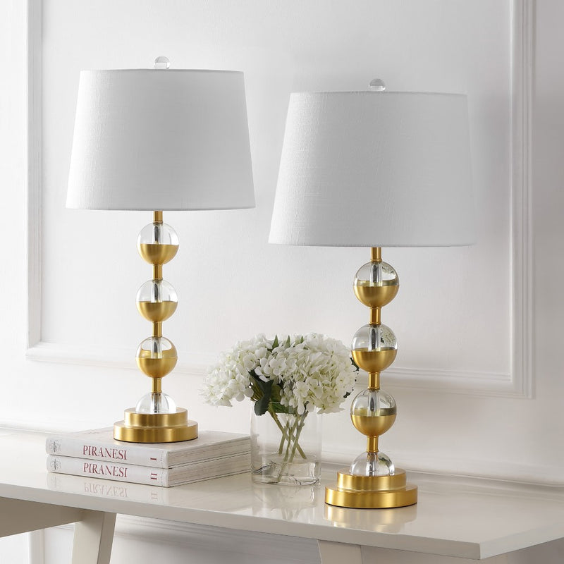 Avery 27.5" Crystal LED Table Lamp - JONATHAN Y