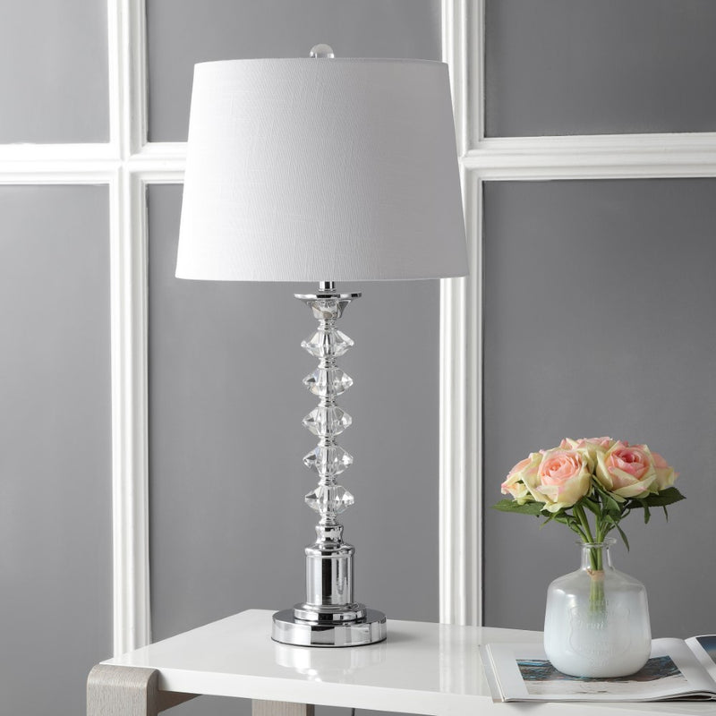 Kinsley 28" Crystal LED Table Lamp - JONATHAN Y