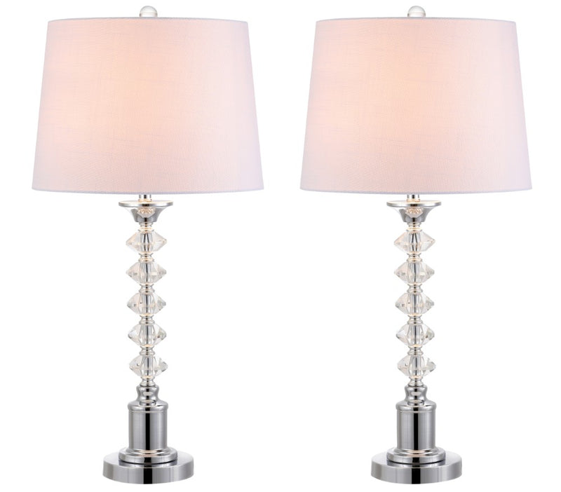 Kinsley 28" Crystal LED Table Lamp - JONATHAN Y
