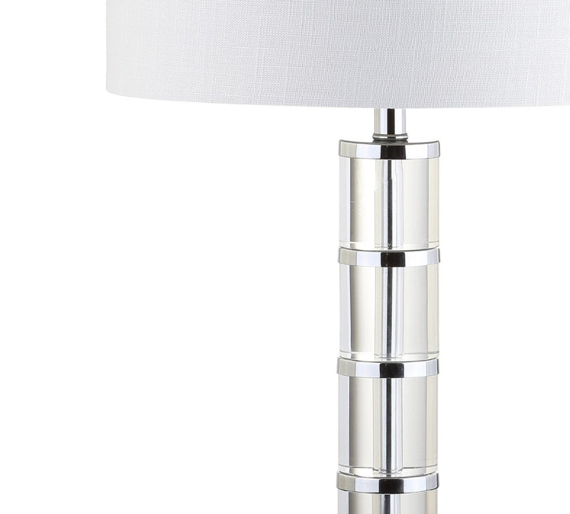 Hailey 26" Crystal LED Table Lamp - JONATHAN Y