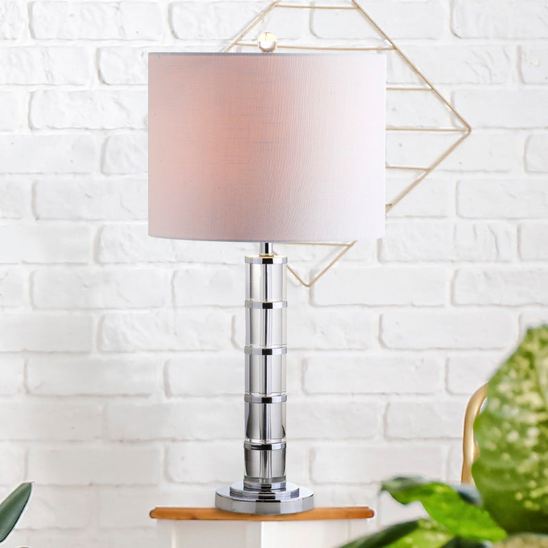 Hailey 26" Crystal LED Table Lamp - JONATHAN Y