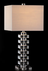 June 28" Crystal LED Table Lamp - JONATHAN Y