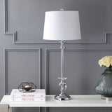 Elizabeth 33" Crystal/Metal LED Table Lamp - JONATHAN Y