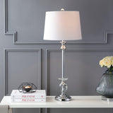 Elizabeth 33" Crystal/Metal LED Table Lamp - JONATHAN Y