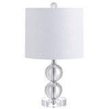 Brooklyn 17.5" Crystal LED Table Lamp - JONATHAN Y