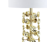 Flora 25.5" Resin/Metal LED Table Lamp - JONATHAN Y
