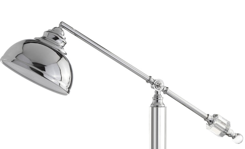 Giselle 22" Metal and Crystal LED Task Lamp - JONATHAN Y