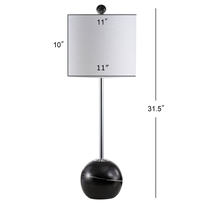 Alexa 31.5" Marble Sphere LED Table Lamp - JONATHAN Y